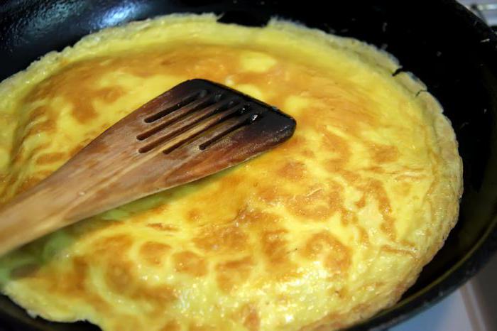 liekšķere omelets