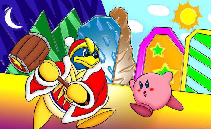 Kirby ir raksturs spēlē. Vēsture, varoņi, iet, anime