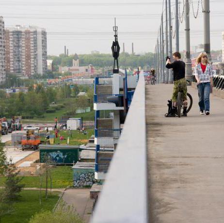 Brateevska tilts Maskavā: foto, atrašanās vieta