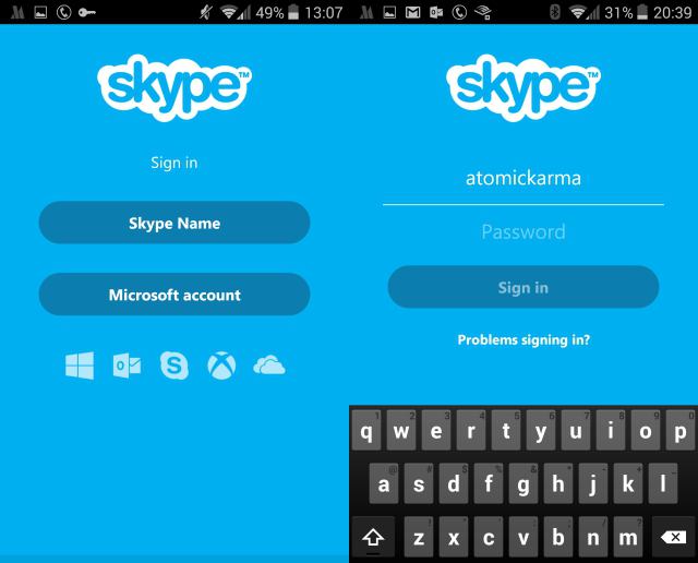 instalējiet skype pa tālruni